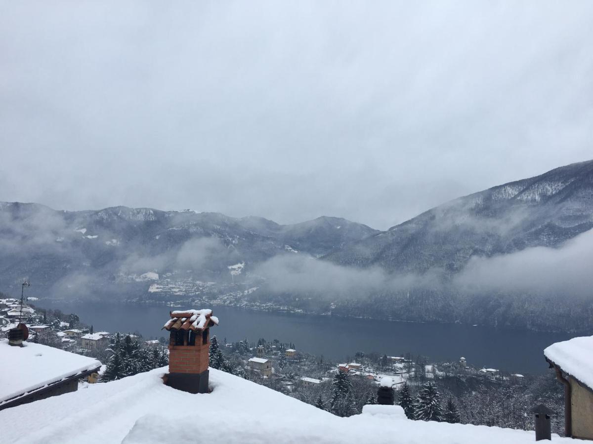 Casa Di Borgo Vista Lago Valsolda Luaran gambar